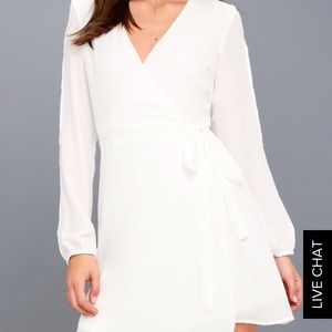 White Wrap Dress